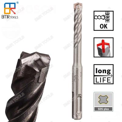 China BMR TOOLS Direct Supply 6 x 110mm SDS Plus Shank Hammer Drill for Concrete Drilling for sale