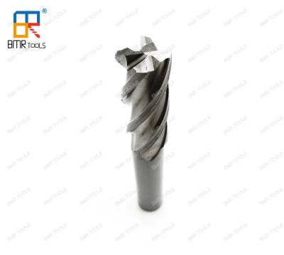 China BMR TOOLS 15mm with 12mm shank HSS 6542 square end mill cutter 4flute DIN844 standard for metal milling for sale