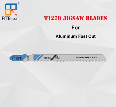 China BMR TOOLS Professional Quality T127D Jigsaw Blade specially for Alumunim fast cut,HSS Material,100mm Length for sale