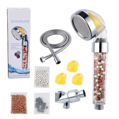 China Without Combination Shower Head Vitamin C Filtered High Pressure Shower Head Set for sale