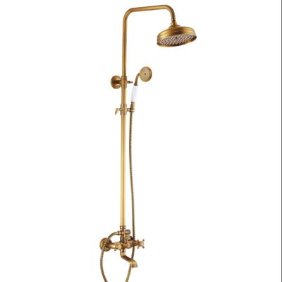 China With Brass Shower Telephone Switch GLOBE Combo Rainfall Set for sale