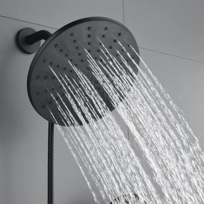 China Needle Free 10 Inch Rainfall Top Spray 3 Handheld Shower Head Bathroom Shower Combo Setting System for sale