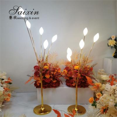 Китай Wedding Walkway Stand Lights Decoration 11 Head Flower LED Wedding Road Guidance Lights продается