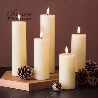 China Luxurious Unscented Wedding Candles Up To 60 Hours 5cm To 10cm Diameter for sale