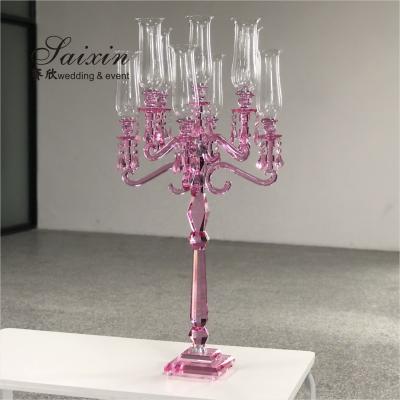 China Añadir un toque de glamour con 9 brazos cristal lámpara de araña en el estilo de Candelabra en venta