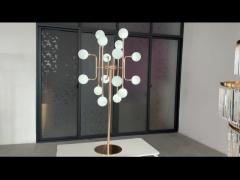 Saixin Custom Wedding LED Light Ball Lamp Decoration Metal Wedding Centerpiece Stand