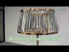 gold stand crystal shade centerpieces for wedding centerpieces