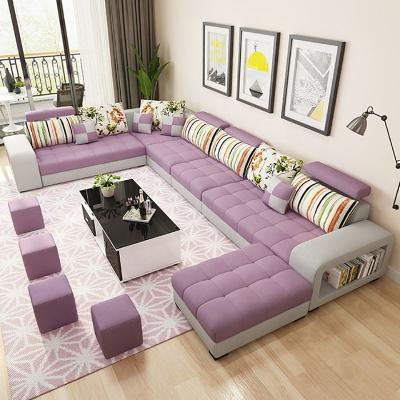 China (Others)Adjustable Sofa Set Fabric 7 Seater Living Room Furniture for sale