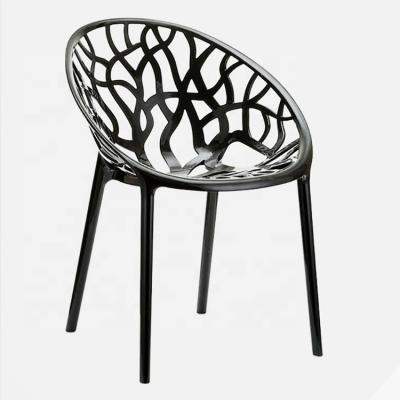 China European-style chair armchair cafe chair creative leisure banquet transparent plastic dining chair (height) adjustable for sale