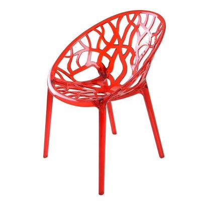 China Dining Nordic modern simple hotel plastic transparent plastic chair devil chair seating chair office meeting armrest chair outdoor chair for sale