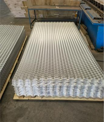 China Silver Aluminum Metal Expanded Screen Metal Mesh for sale