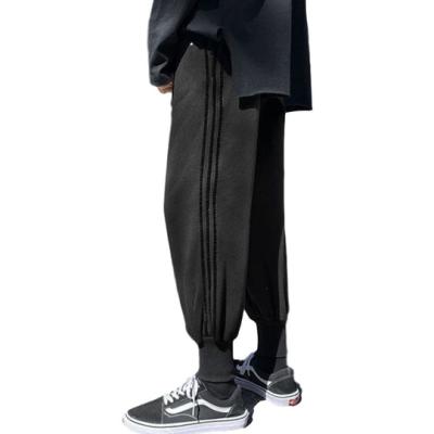 China Anti-pilling High Quality Sport Wear Solid Drawstring Side Stripe Women Joggers Sweatpants Women Wide Leg Pants for sale