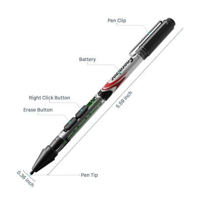 China Wholesale Aluminum Alloy Touch Screen Custom Tablet Active Stylus Pen with Palm Rejection for Outdoor Tablet for sale