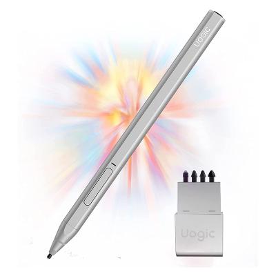 China Silver Color Palm Rejection Stylus Magnetic Refill Active Pens For Microsoft Laptop Surface Pro for sale