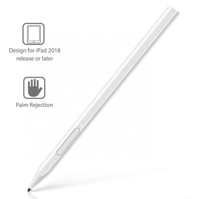 China Professionally Customized Attached Magnetic Services Stylus Touch Screen Active Pen With Palm Rejection For Apple iPad Pencil for sale