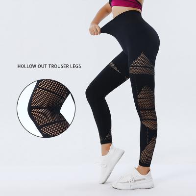 China Breathable Women Breathable Sports Use Seamless Tummy Control Yoga Tights Gym Gaiters for sale