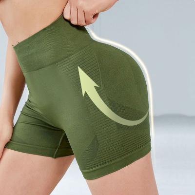 China Seamless Booty Women Workout Shorts High Waisted Running Gym Yoga Lifting Shorts Softly for sale