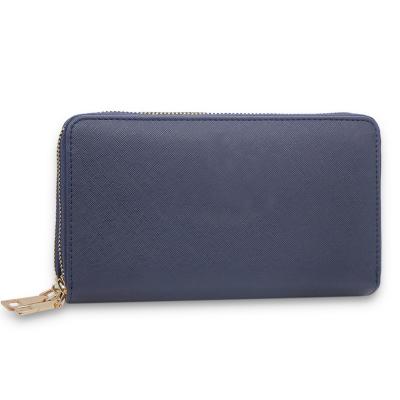 China Wholesale rfid leather women's long wallet large capacity large capacity RFID women's wallet for sale