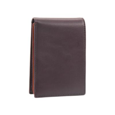 China From Factory RFID Genuine Leather Wallet Business Smart Wallet Directly RFID Blocking Bifold Wallet For Men for sale