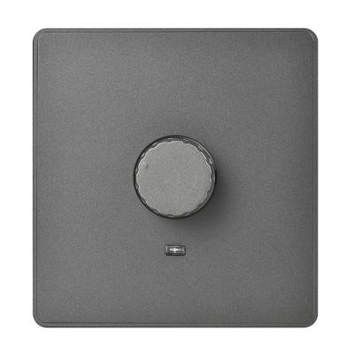 China Wholesale Price Modern Design Fan Speed ​​Adjustment Surface Bronze Or Red Copper+Phosphor Simple Design Fan Touch Light Wall Mount PC For Switch for sale