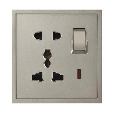 China Hot Selling British Standard 16A 5 Pin High-Grade Quality Cheap Price Surface Bronze Or Red Copper+Phosphor Modern Wall Electrical Outlet Switch for sale