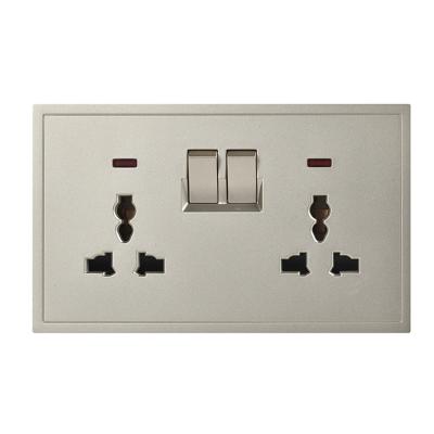 China British Control Standard 16A Surface Bronze Or Red Surface+Phosphor Copper Home PC Led Wall Dimmer Wall Switch Socket Manufacturers for sale