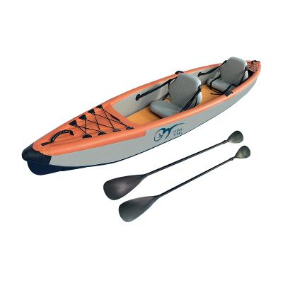 China Water Entertainment Water Sports PVC Durable Boat Inflatable Carbon Paddle Board Two Person Kayak Fishing Boat for sale