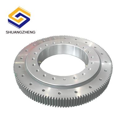 China Four Point Contact Q Series Single Row External Four Point Contact Ball Gear Swivel Bearing QW.800.20 for sale