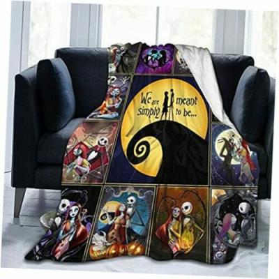 China Custom Printing 420gsm Polyester Fleece Blanket All Season For Men Women for sale