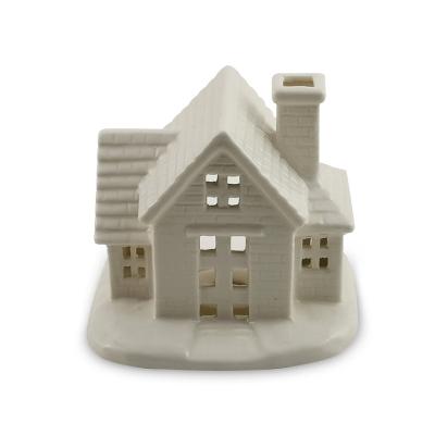 China To Hold Holder Wholesale Novelty Ceramic Tealight House Wax Christmas Room Christmas Decoration for sale