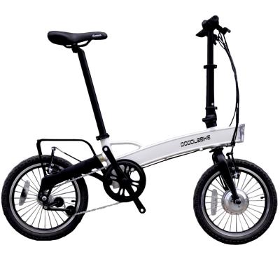 China Aluminum Alloy 16 Inch Folding Small Electric Mini Bike /DoodleBike for sale