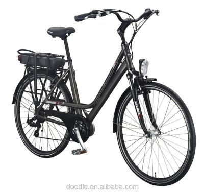 China Aluminum Alloy 700C Classic City Electric Bike For Women / DoodleBike for sale