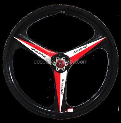 China 20inch mountain bikes 3 blade spoke magnesium alloy bike wheels/doodlebike for sale