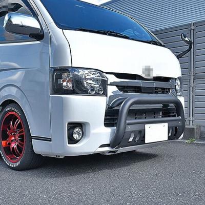 China 2005-2018 Narrow steel hiace front guard bar body Matte Black front hiace bumper 1965 for sale