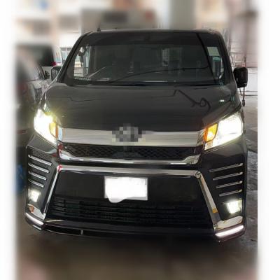 China 2019 plastic hiace UP 300 front and rear LED upgrade car bumper kit for hiace bus for sale