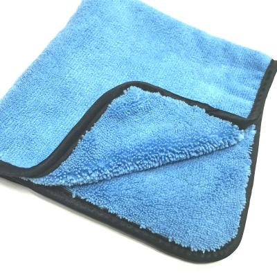 China Single Microfiber Towel With Two Different Side Pile Microfiber Cloth One Double Side Is Long Pile The Other Side Standard Pile for sale