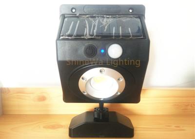 China COB LED Security Rechargeable Sensor Light / Outdoor Solar Powered Sensor Light for sale