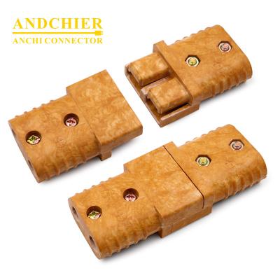 China Connector Anderson style connector 175A 200A bakelite plug heavy current Electric vehicle, forklift, electromagnetic charging plug for sale