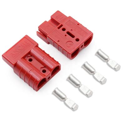 China Automotive Factory direct 50A ebike dual  2 pole 600V high current quick connector electric forklift battery connector for sale