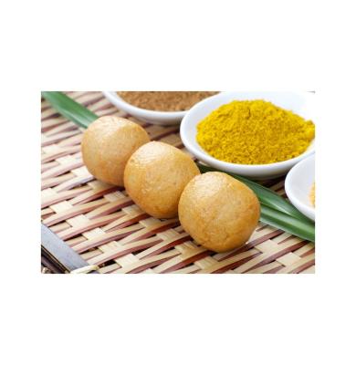 China Good Quality Low Salt Pot Curry Fish Balls Wholesale Customized Hot Frozen Foods for sale