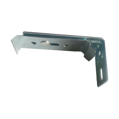 China Cassette blind L shape metal components high quality zebra curtain installment ceiling bracket for sale