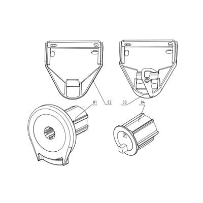 China Contemporary Blind Shade Parts Of Spring Mechanism Components Blind Manual Roller Clutch Mechanism for sale