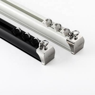 China Aluminum Alloy Stainless Steel Curtain Rail Metal Curtain Pole Straight Track Durable / Easy Clean Best Prices for sale