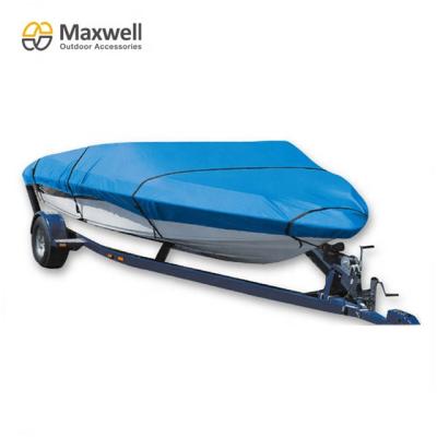 China 600D Polyester Universal Fit Cover Boat Boat Cover Colorfast Universal Fit Protective Material for sale