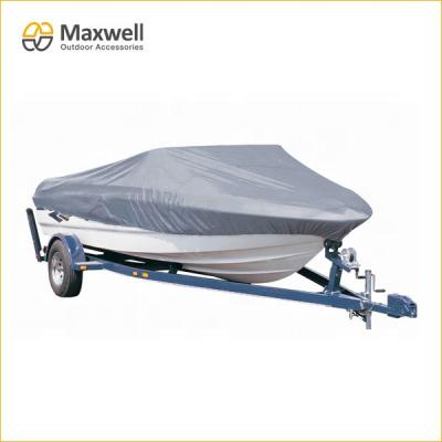 China Silver V Hull Rovers Fabric Storage Boat Cover V Hull Rovers Fishing Boat (Outboard & Inlet) 210D Oxford 17-19ft 102