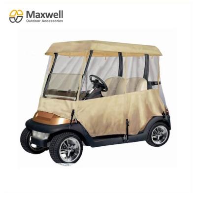 China Golf Car Fence 2 Passenger Drivable Golf Cart Fence Full Weather and Wind Protection for sale