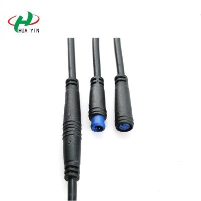 China Waterproof connector M6 4 Pin Circular Connector Waterproof Wire of M6 4pin sensor and cable connector for the sensor for sale