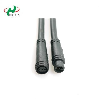 China High Quality Waterproof Power Connector Mini Scooter M6 Electric Bicycle M6 6pin Connector for sale