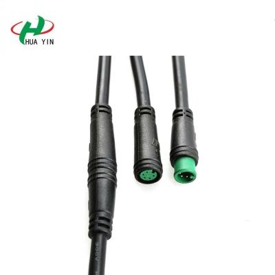 China Electric Scooters 5pin IP65 Wire M7 5pin LED Connector Waterproof Bike Connnector for sale