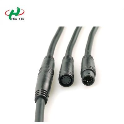 China Automotive M10 8Pin Male And M10 Female Connector Cable Connector For Smart Home for sale